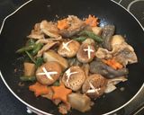 小芋その他野菜.豚肉の煮物作り方7写真
