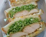 茹で玉子のホットサンド作り方4写真