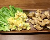 雑な男料理：蜂蜜とマスタードのチキン！！作り方8写真