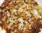 蓮根とキャベツのお好み焼き作り方5写真