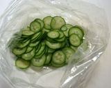 ビニールで｜きゅうり・なす・茗荷の浅漬け作り方1写真