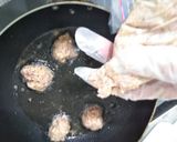 甘酢肉団子作り方2写真
