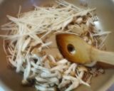 秋キノコと牛そぼろのパスタ作り方3写真