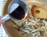 秋キノコと牛そぼろのパスタ作り方4写真