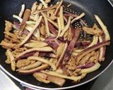 ダイズラボでアケビのチャンプルー作り方3写真