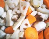 煮染め（野菜のみの煮物）作り方13写真