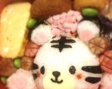キャラ弁 動物園 ホワイトタイガー☆作り方8写真