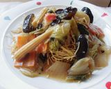 お野菜のかた焼きそば♪作り方2写真