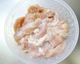 柔らか鶏むね肉ともやしの焼肉のたれ炒め作り方2写真