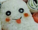 簡単ハロウィンおばけちゃんキャラ弁作り方6写真