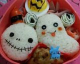 簡単ハロウィンおばけちゃんキャラ弁作り方8写真