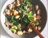 鶏肉とほうれん草のオイスターソース炒め作り方13写真