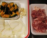チキンとかぼちゃのバターカレー作り方1写真