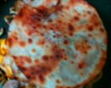 餃子の皮でプチ広島焼き作り方4写真