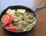 豚肩ロース肉のトマトすき焼き作り方4写真