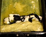 海苔とチーズが美味い★海苔と佃煮の卵巻き作り方2写真