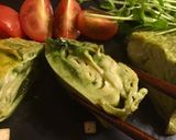 海苔とチーズが美味い★海苔と佃煮の卵巻き作り方5写真