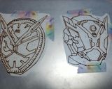 仮面ライダージオウ☆キャラチョコその1作り方4写真
