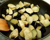 茄子と豚バラ肉のヤンニョム炒め!作り方5写真