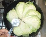キャベツ蒸し焼きの卵あんかけ♪簡単作り方4写真