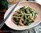 レンジで簡単！ニラとえのきのナムル作り方4写真