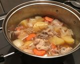 芋の大きな肉じゃが煮作り方5写真