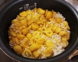 もち麦入り 栗ごはん作り方5写真