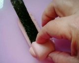お弁当に♥魚肉ソーセージのクルクル巻き作り方2写真