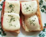 簡単❢トマトチーズトースト(o^^o)♪作り方3写真