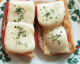 簡単❢トマトチーズトースト(o^^o)♪作り方3写真
