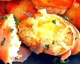 飯テロ！ベーコン巻きチーズ入りおにぎり作り方8写真