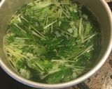 水菜のスープ作り方7写真