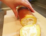 超簡単！オーブン不要のりんごロールケーキ作り方11写真