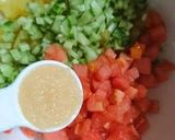 トマトとマグロのブルスゲッタ風作り方6写真