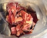 市販のタレで簡単！漬け込み焼肉丼作り方1写真