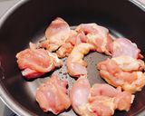 煮るだけ♫とりももと玉ねぎの味ぽん煮作り方1写真