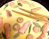 簡単！海鮮とアスパラのクリームパスタ作り方4写真