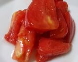 作り置き☆トマトのハチミツ酢漬け作り方2写真