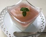 梨とマロウブルーの薬膳杏仁豆腐作り方12写真