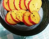 サツマイモのみりんレモン煮作り方4写真