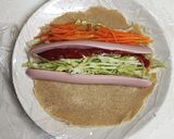 オートミールフィッシュソーセージラップ作り方4写真