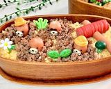 もぐらたたき弁当☆キャラ弁作り方8写真