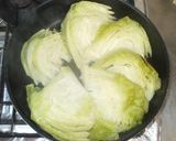 キャベツ蒸し焼きの卵あんかけ♪簡単作り方6写真