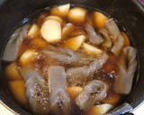 懐かし■里芋とスルメイカの煮物■作り方4写真