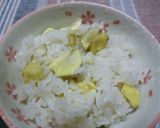 山栗の炊き込みご飯作り方5写真