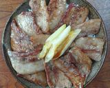 焦し豚の塩だれ丼作り方6写真