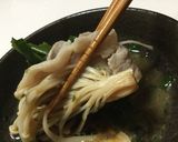 豚ニラ鍋、生卵ポン酢で。作り方9写真