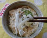 ふわふわたまごうどん作り方5写真