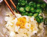 かぼすとしらすのポテトサラダ作り方4写真