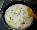 さつまいもが甘い♪白菜と鶏肉のクリーム煮作り方7写真